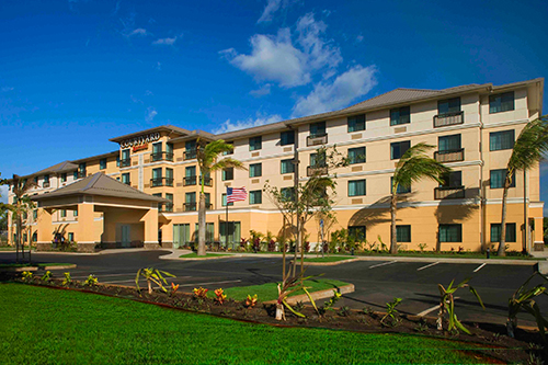 courtyard maui kahului airport hawaii tropical travel