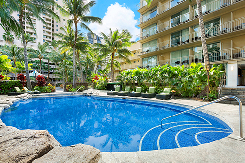 courtyard waikiki beach hawaii exotic escape