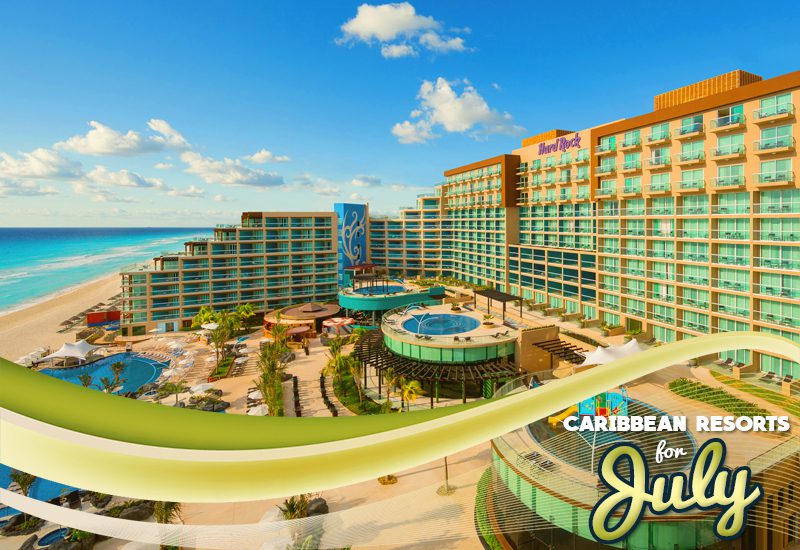 finest caribbean resorts for july hard rock hotel cancun mexico all-inclusive party place