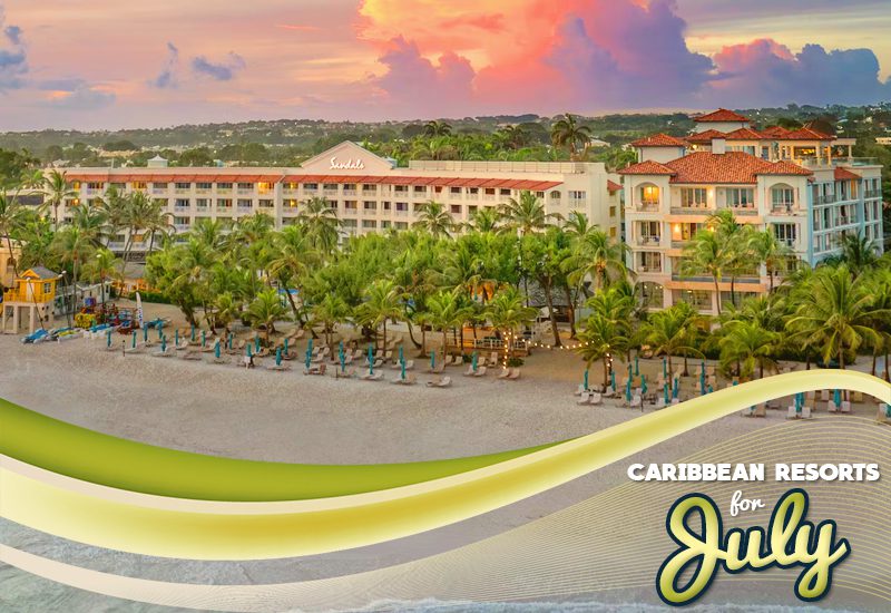 greatest caribbean resorts for july sandals barbados couples-only escape