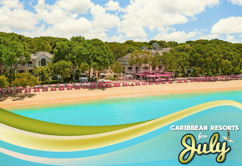 top-rated caribbean resorts for july sandy lane hotel barbados luxury vacation ideas