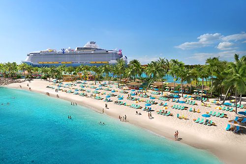 radiance of the seas bahamas clothing-optional beach