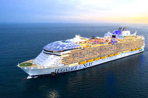 bliss' wonder of the seas cruise boat