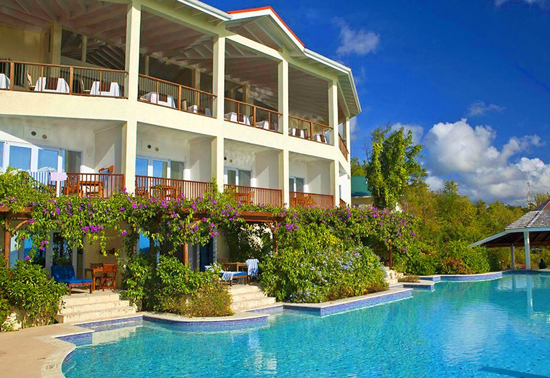 greatest caribbean resorts with swim-up suites calabash cove resort and spa saint lucia