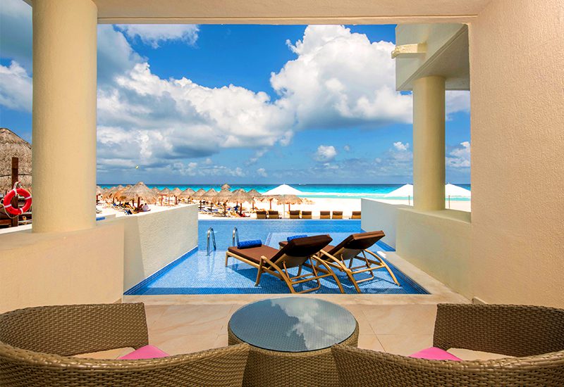 best caribbean resorts with swim-up suites iberostar selection cancún mexico