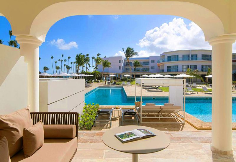 nicest caribbean resorts with swim-up suites reserve at paradisus palma real golf and spa resort dominican republic