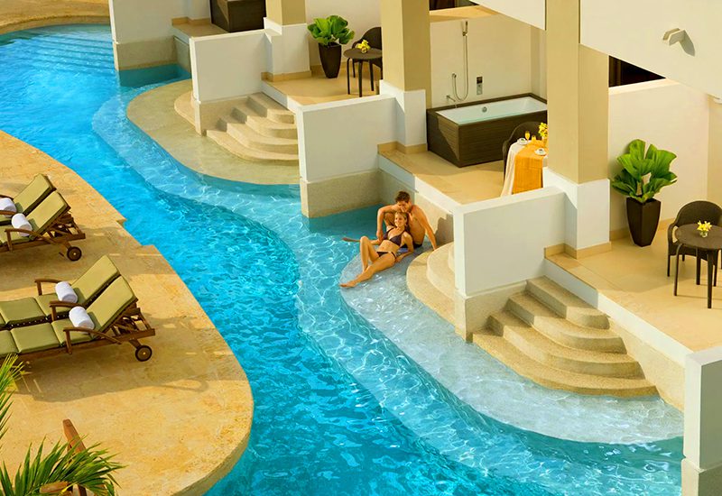 finest caribbean resorts with swim-up suites secrets wild orchid jamaica