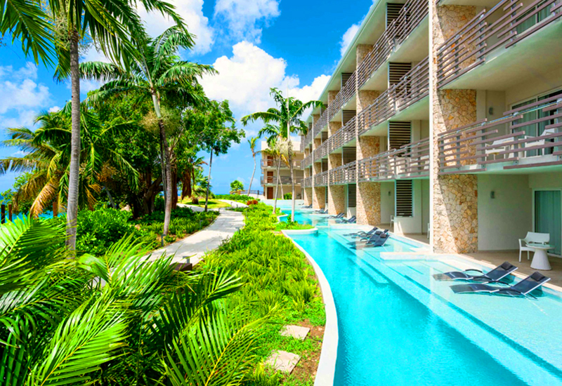 caribbean resorts with swim-up suites sonesta ocean point resort sint maarten adults-only holiday ideas