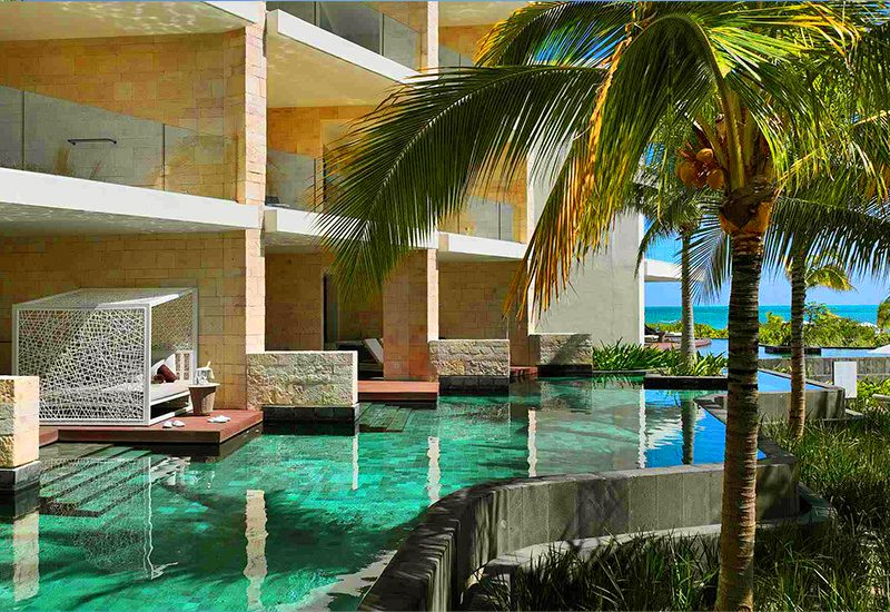 caribbean resorts with swim-up suites trs coral hotel mexico