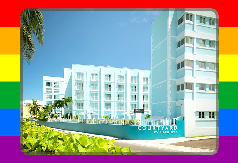 top-rated lgbtq-friendly hotels in nassau bahamas courtyard nassau downtown junkano beach