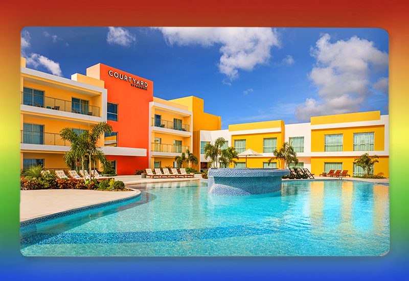 best lgbtq-friendly hotels in willemstad courtyard curaçao