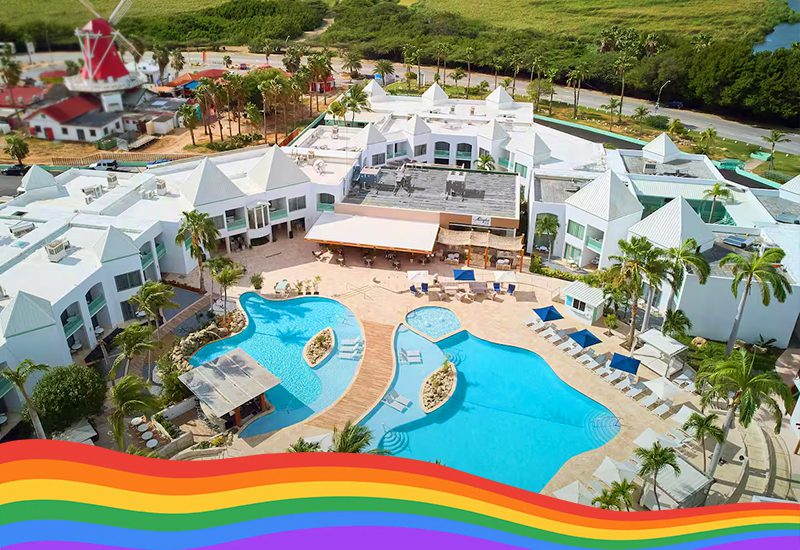 top lgbtq-friendly resorts in palm beach courtyard aruba resort gay lesbian travel tips