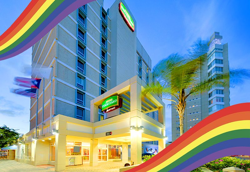 top lgbtq-friendly hotels in san juan puerto rico courtyard san juan miramar tropical travel tips
