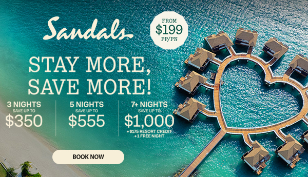 sandals stay more save more best adult vacation deals for couples
