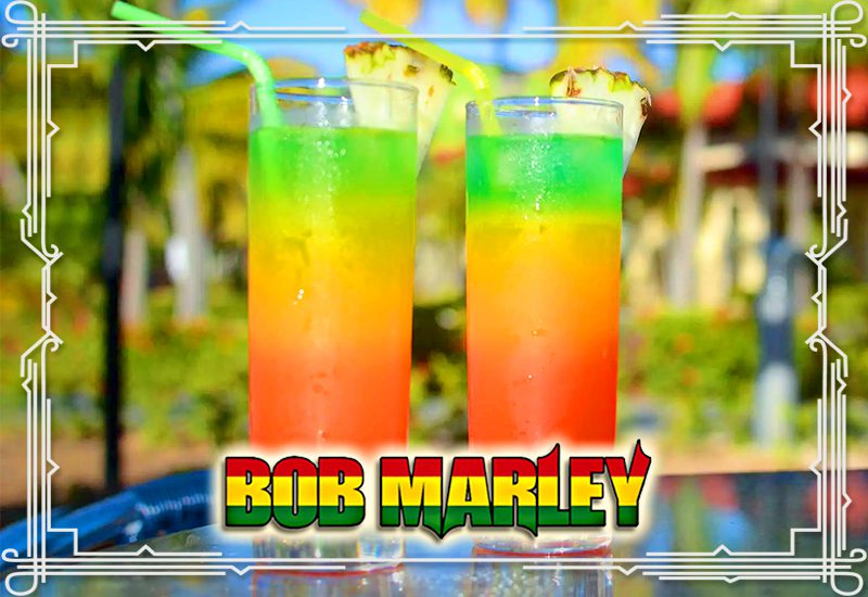 the bob marley is the best drink to consume while in the caribbean