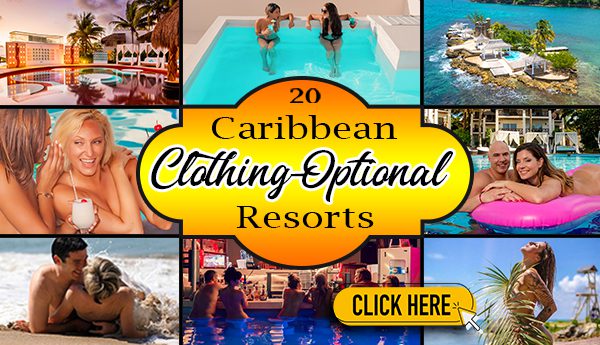 caribbean clothing-optional resorts vacation for adults