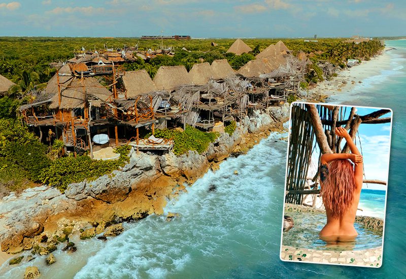 top-notch clothing-optional resorts in mexico azulik resort beachfront stay for adults