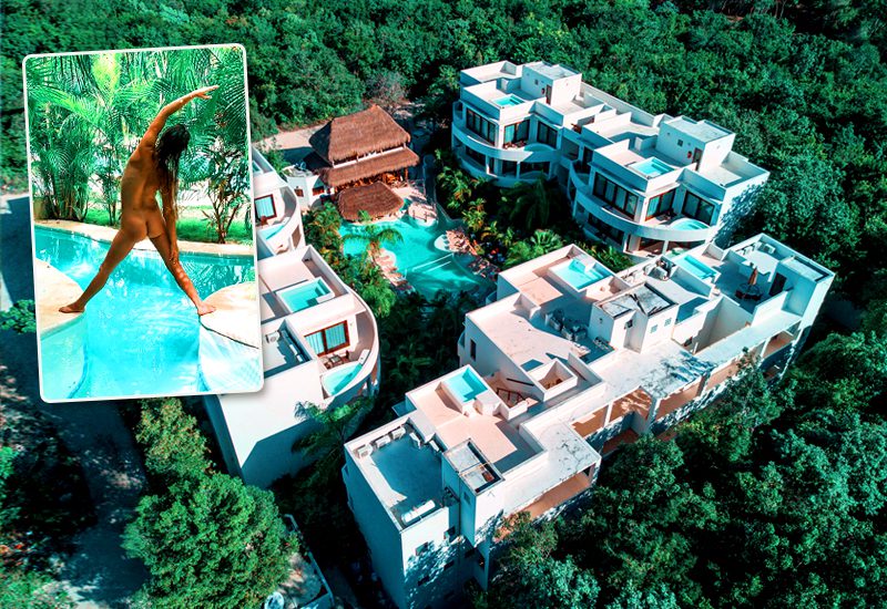 top-rated clothing-optional resorts in mexico intima resort tulum adults-only stay