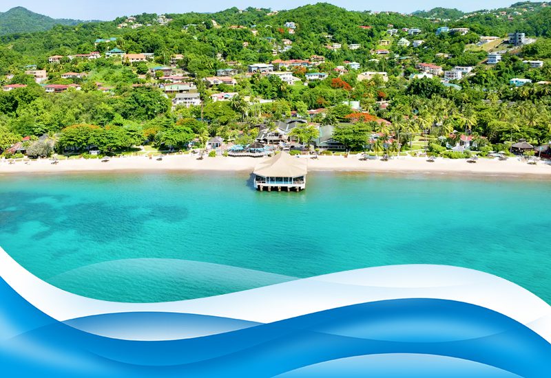 top-notch hurricane-free resorts in the caribbean sandals halcyon beach saint lucia