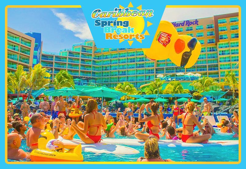 greatest caribbean spring break resorts hard rock hotel cancun mexico