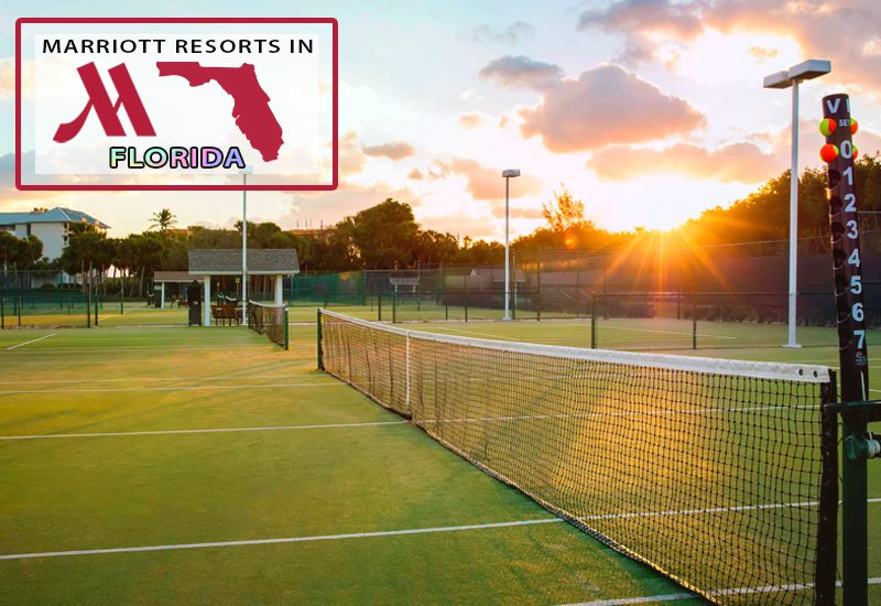 marriott resorts in florida do all of these marriott's have tennis courts