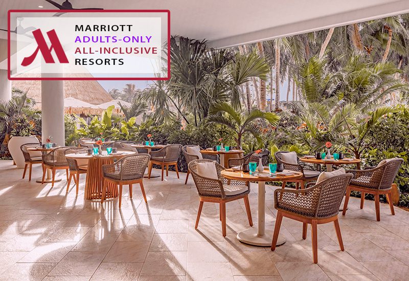 finest marriott adults-only all-inclusive resorts do these stays feature restaurants and bars